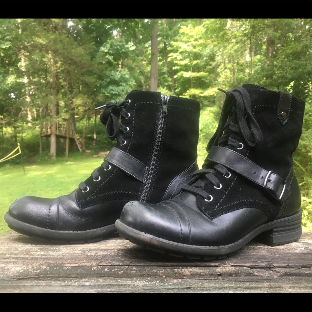 Verity Abeo B.I.O. System black lace up boots